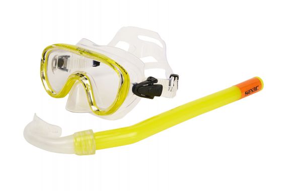 Набор для снорклинга Seac Marina Set маска/трубка желтый