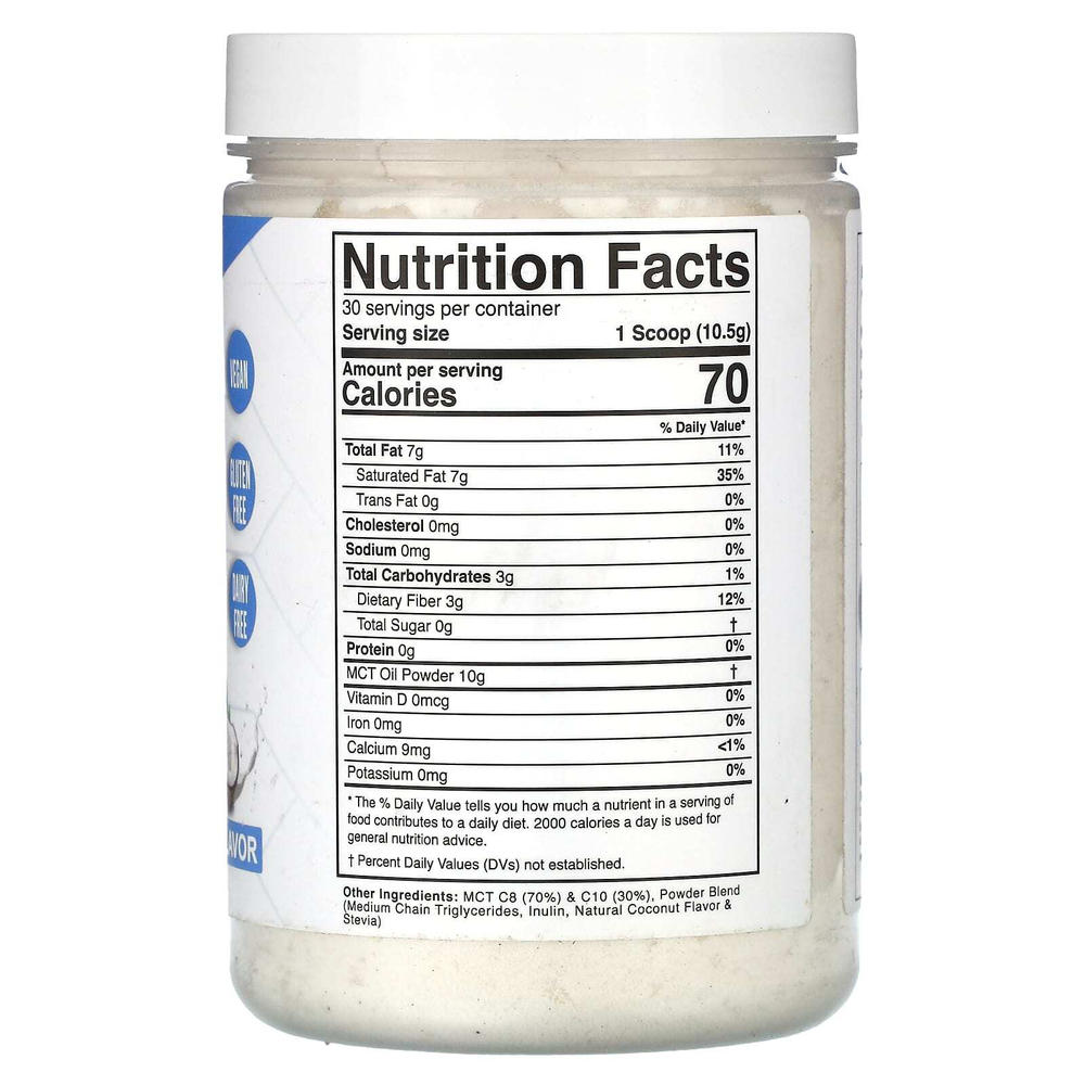 Divine Health, доктора медицины Кольбера порошок из масла MCT, кокосовый крем, 315 г (11,11 унции)