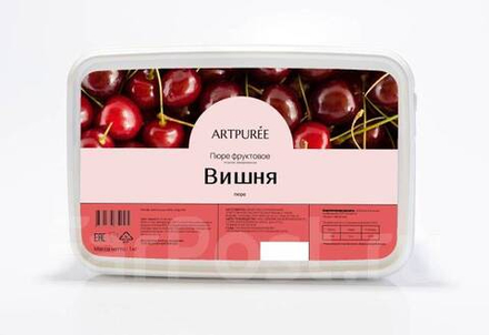 Пюре замороженное Artpuree Вишня 1 кг