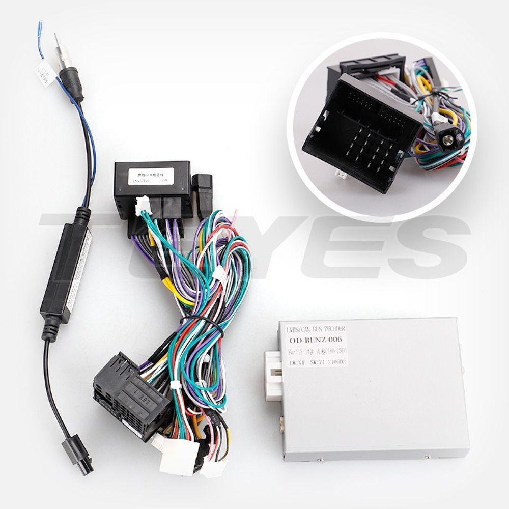 Магнитола для Mercedes-Benz C-класс W204 2011-2014 NTG 4.5/4.7 - FarCar монитор 12.3" 2K QLED на Android 14, TS10, CarPlay, 4G SIM-слот