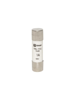 Вставка плавкая цилиндрическая ПВЦ 10х38 1А EKF pvc-10x38-1
