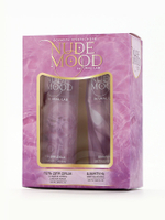 Подарочный набор NUDE MOOD, гель для душа и шампунь для волос, 2×250 мл, аромат ириса и сирени, URAL LAB