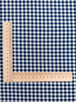 Ткань бязь плательная, рис. "Клетка 0,5 мм", ширина 150 см, арт. 543