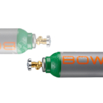 Баллон для газа аргон к аппаратам BOWA 4,8л пустой, соединение DIN 477 № 10