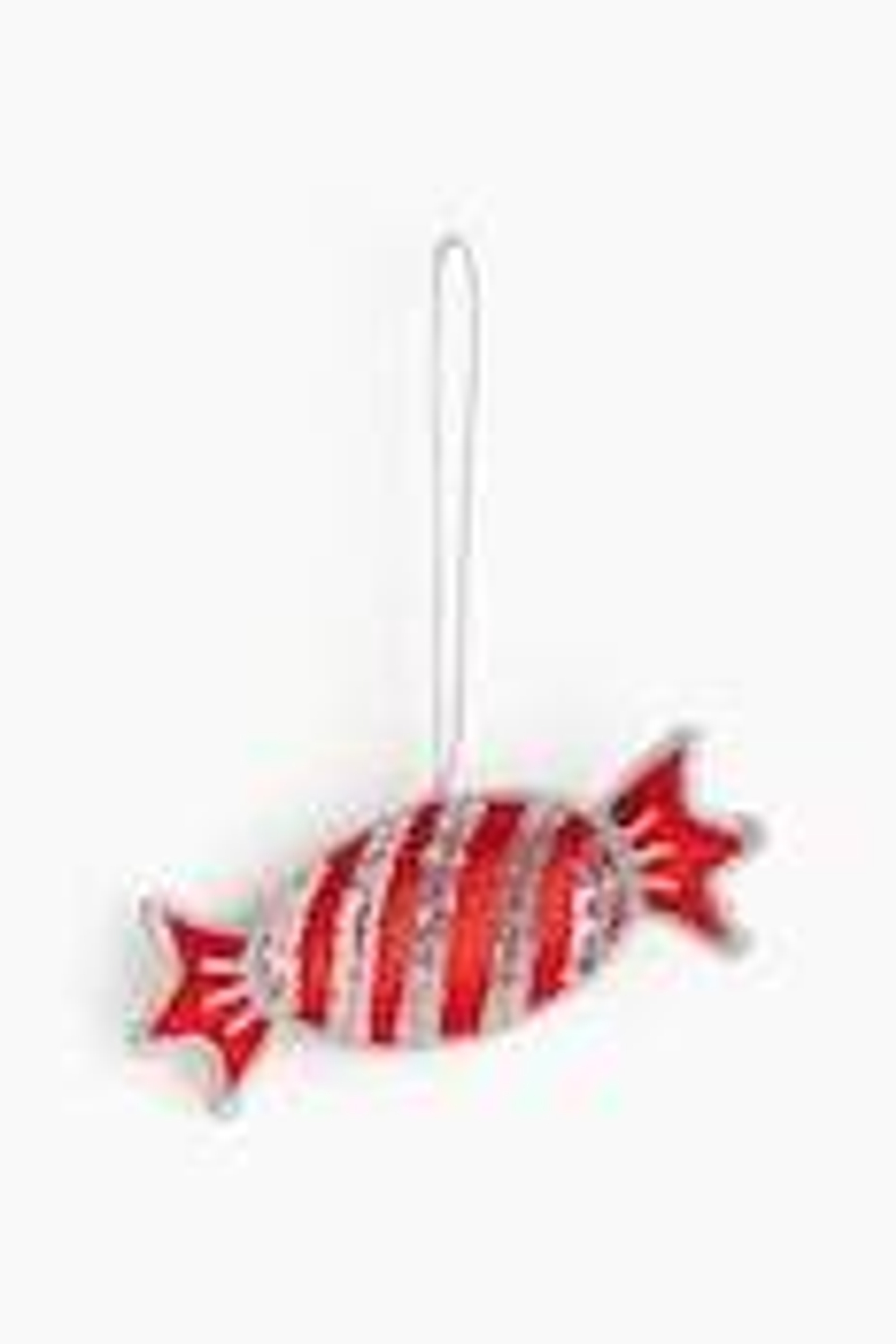 H&M ЕЛОЧНОЕ УКРАШЕНИЕ С ВЫШИВКОЙ, КРАСНЫЙ