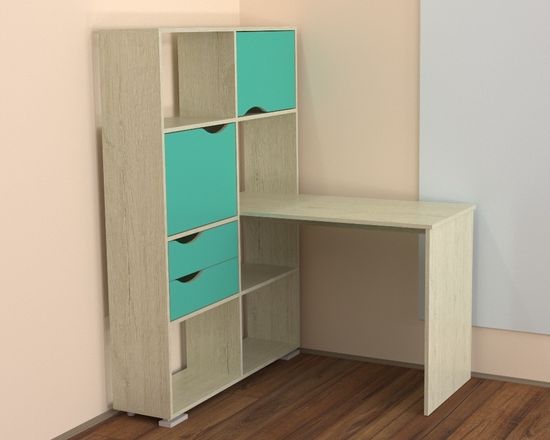 дуб пикард / аква