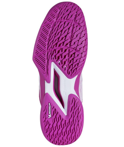 Женские теннисные кроссовки Babolat Jet Tere 2 - white/fandango pink