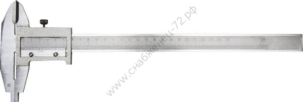 тип 1, 250 мм, металлический штангенциркуль (3445-250)