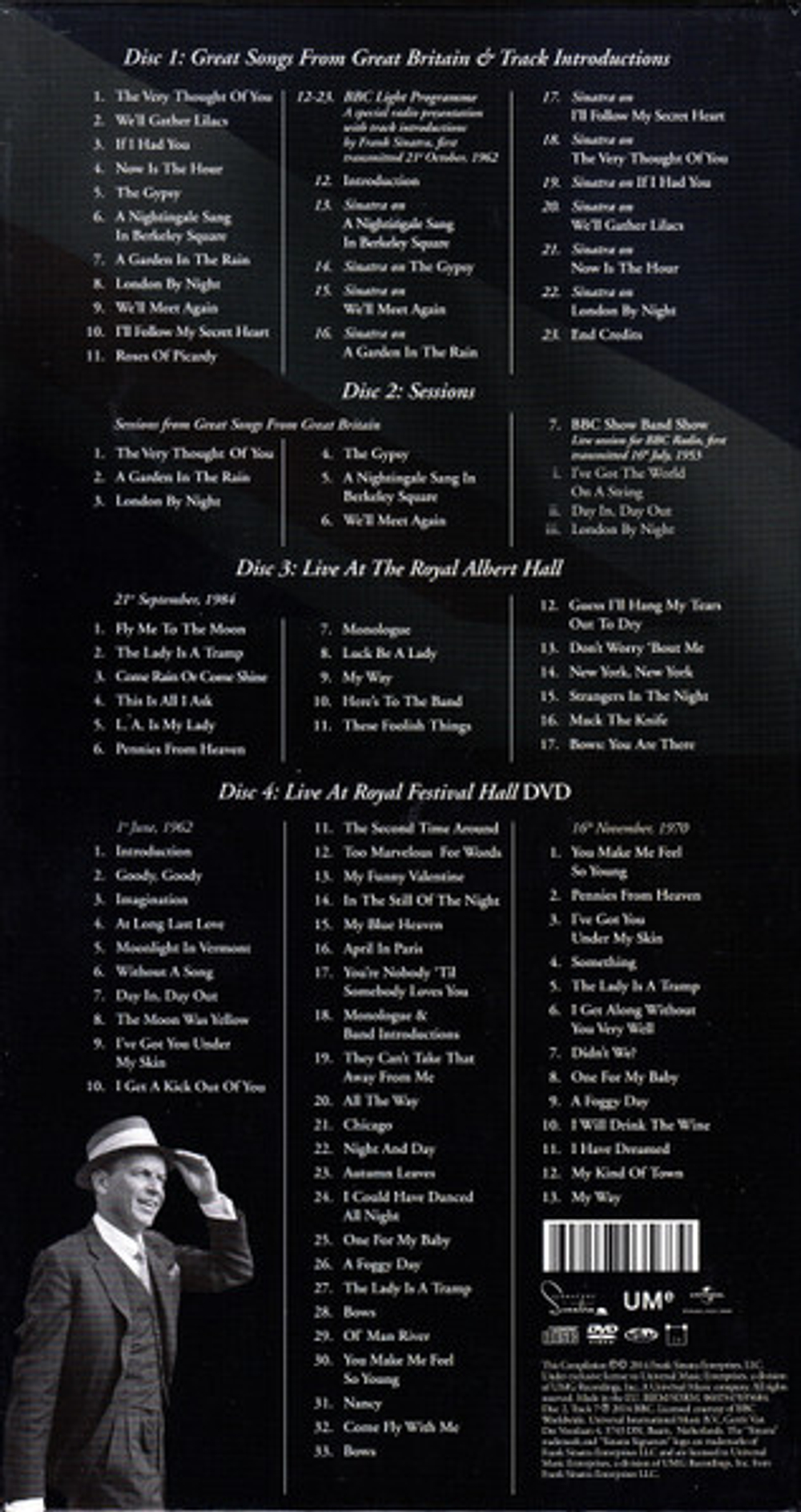 Frank Sinatra / Sinatra: London (3CD+DVD)