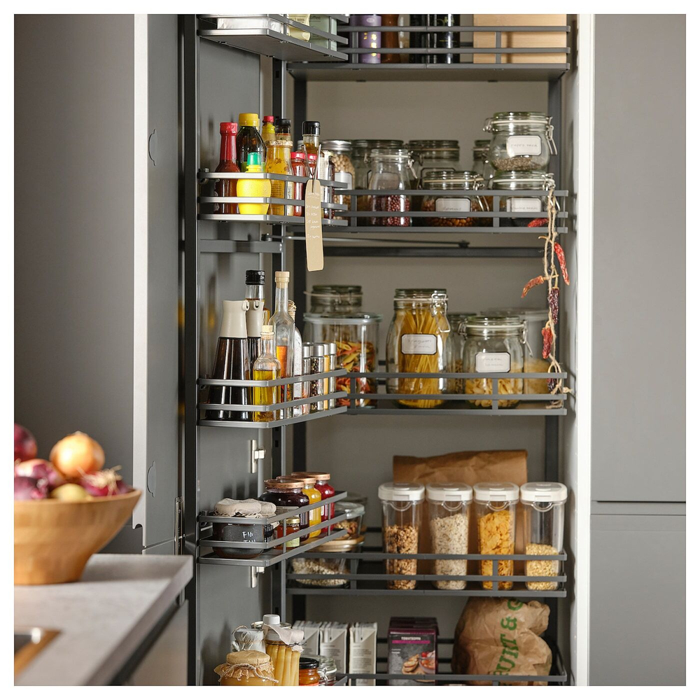 IKEA 365+ Контейнер/кастрюля для сухих продуктов, прозрачный/белый, 1,3 л