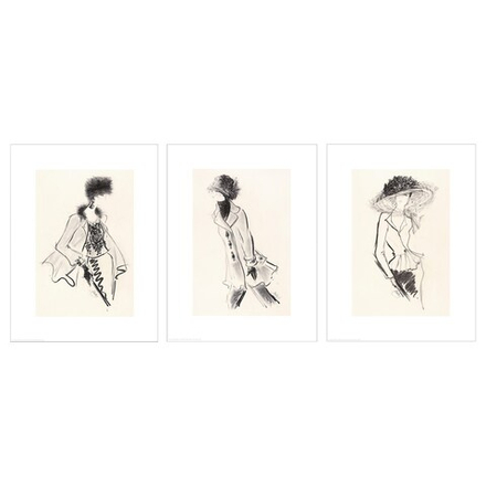 IKEA BILD  (ИКЕА БИЛД)  -  Плакат, мода I-III, 30x40 см