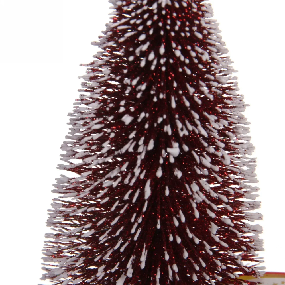 Ёлка декоративная «Сказочное сияние» 15 см, Рубин