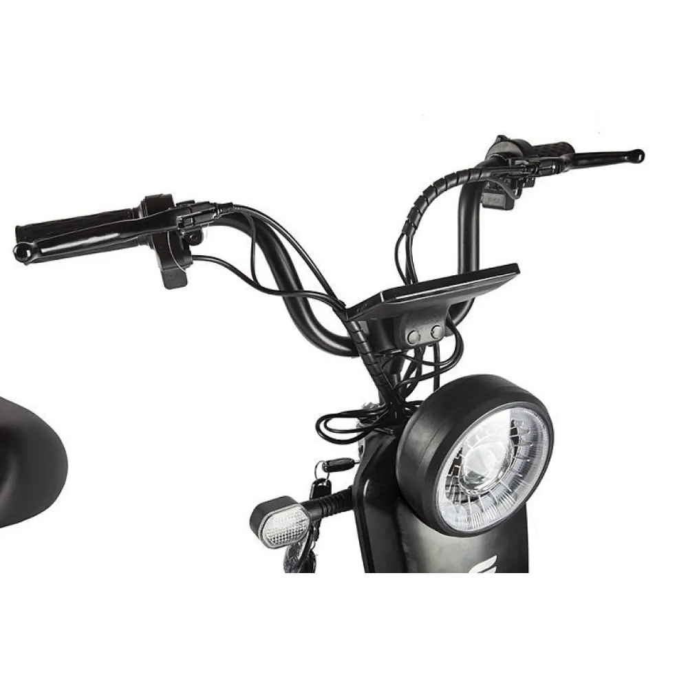 Электроскутер INTRO Z Чёрно-красный