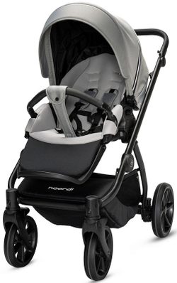 Детская коляска Noordi Fjordi V2 3 в 1 с автокреслом Terra Black 1462814 Grey