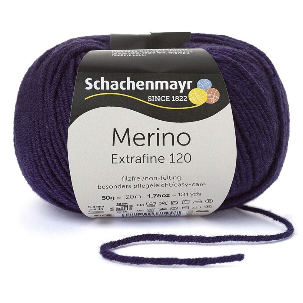 Пряжа Schachenmayr Merino Extrafine 120 (00149)
