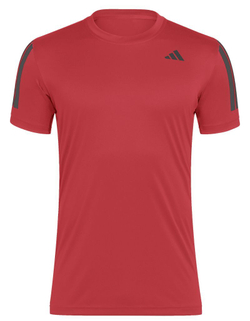 Мужская теннисная футболка Adidas Club Tennis Climacool 3-Stripes - красный