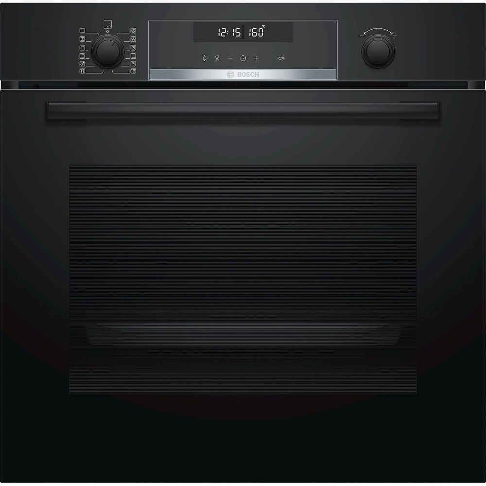 Электрический духовой шкаф Bosch Serie 6 HBA578BB0, черный, 10 режимов, 71 л