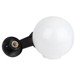 Садово-парковый светильник ЭРА НБУ 01-60-251 шар опаловый настенный IP44 Е27 max60Вт d250mm