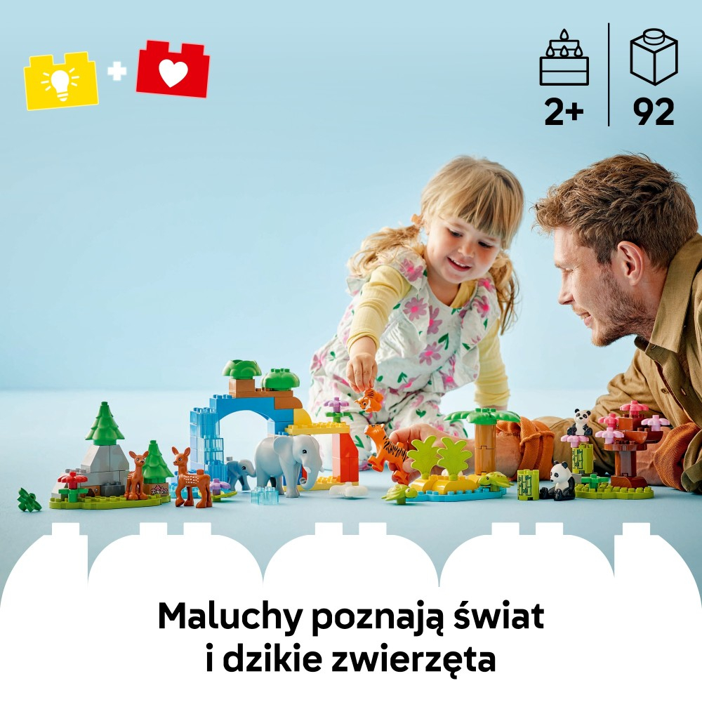 LEGO DUPLO Town - Семьи диких животных 3 в 1 10446