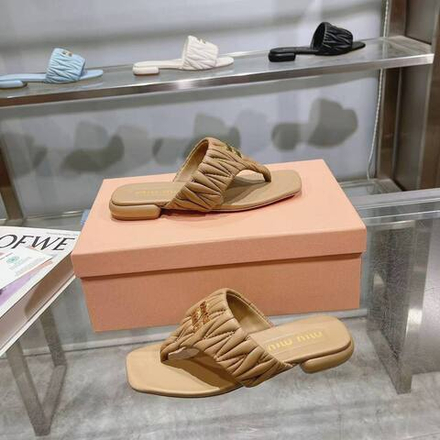 Шлёпанцы Miu Miu