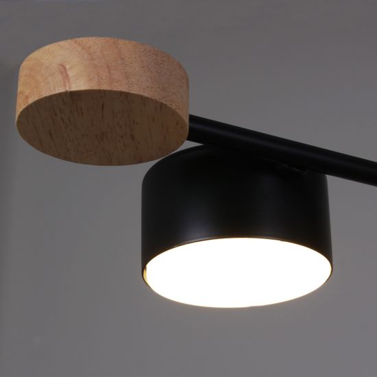 03751-0.3-08 BK+WOOD GX53 светильник потолочный