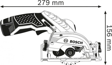 Пила циркулярная аккумуляторная BOSCH GKS 12V-26 0615990M41 1х2,0Ач, картонная коробка