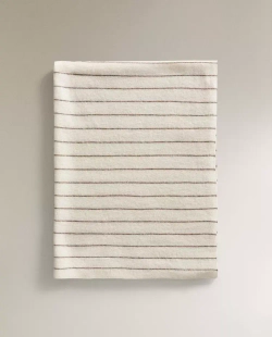 ZARA HOME ДЕТСКИЙ ПЛЕД ИЗ КАШЕМИРА, ЭКРЮ