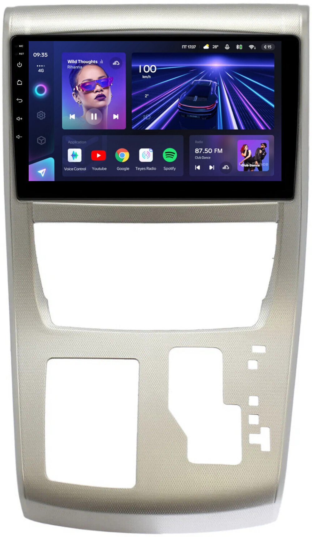 Магнитола для Toyota Alphard 2 H20, Vellfire 1 H20 2008-2015 (с JBL, большая рамка 10) - Teyes CC3L на Android 10, 8-ядер, CarPlay, 4G SIM-слот