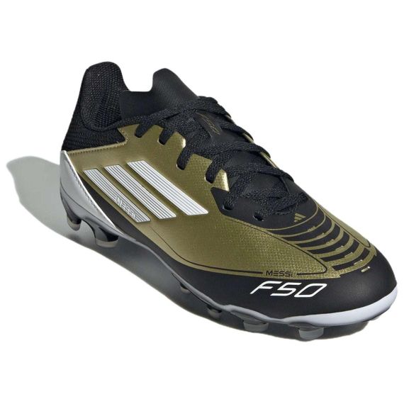Детские бутсы Adidas F50 League Низкого уровня, черный/Белый Юнисекс