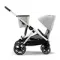 Прогулочная коляска для двойни Cybex Gazelle S SLV Lava Grey
