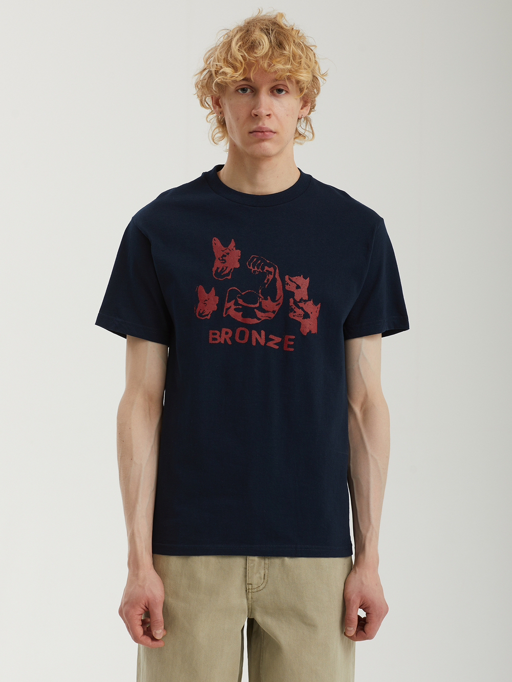 Мужская Футболка Dog Muscle