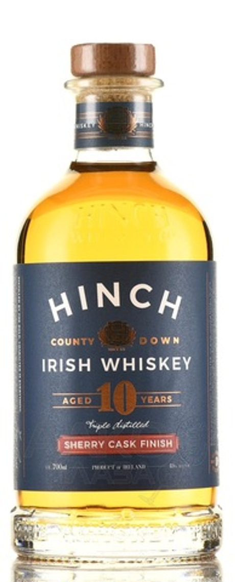 Хинч Айриш Виски Шерри Каск Финиш 10 лет 0,7 43% Хинч Дистиллери Ирландия