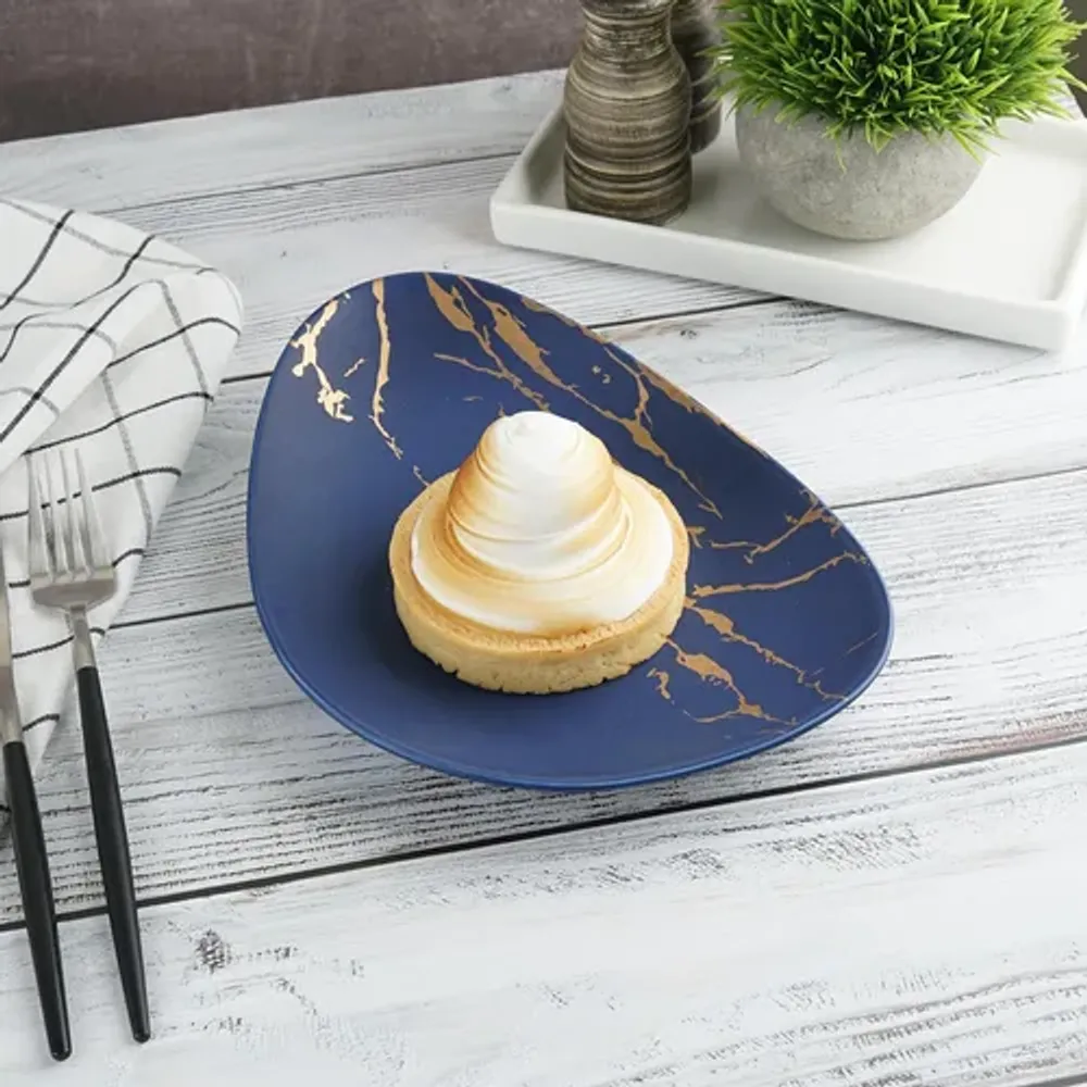 Тарелка 24,5*18 см Blue Gold P.L. Proff Cuisine [1]