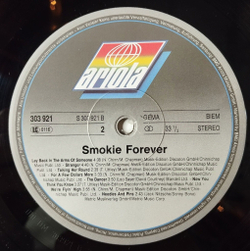Винтажная виниловая пластинка LP Smokie Смоки Forever (Germany 1990) Stumblin In