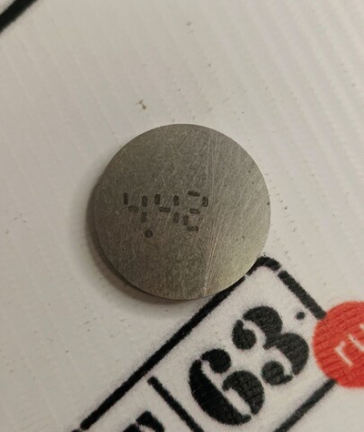 Шайба регулировки клапанов 4.42