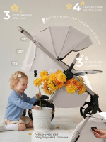 Коляска прогулочная Sweet Baby SBL Elegante D Beige Neo