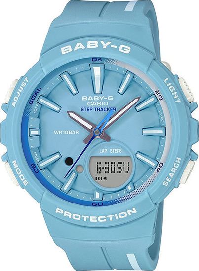 Наручные часы Casio Baby-G BGS-100RT-2A с шагомером