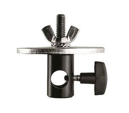 Адаптер Manfrotto 179 ''мама'' 16 мм, винтом 3/8'' и диском 80 мм