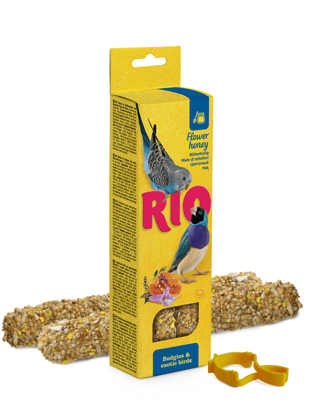 RIO (Рио) Палочки для волнистых попугайчиков и экзотов с медом (2х40 г)