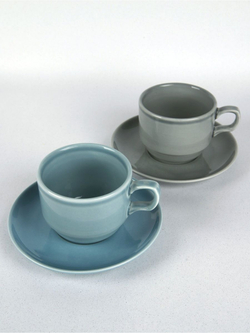 Чайная пара Башкирский фарфор, 200 мл, 2 шт, фарфор, цвет