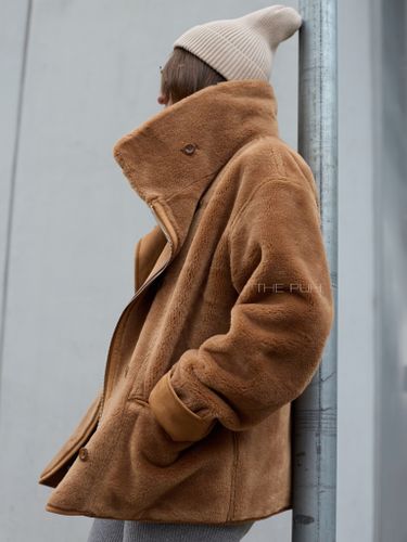 Двусторонняя дубленка на молнии