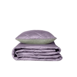 Покрывало + наволочка BuyColor Фиалка/Шалфей