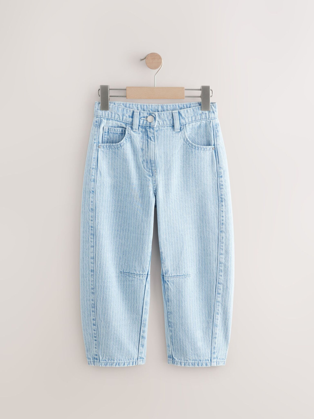 Джинсы для девочки Next E29-128, Голубой, Белый