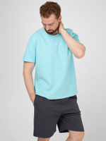 Мужской костюм для дома и отдыха: футболка и шорты (Размер: M) (Цвет: голубой)