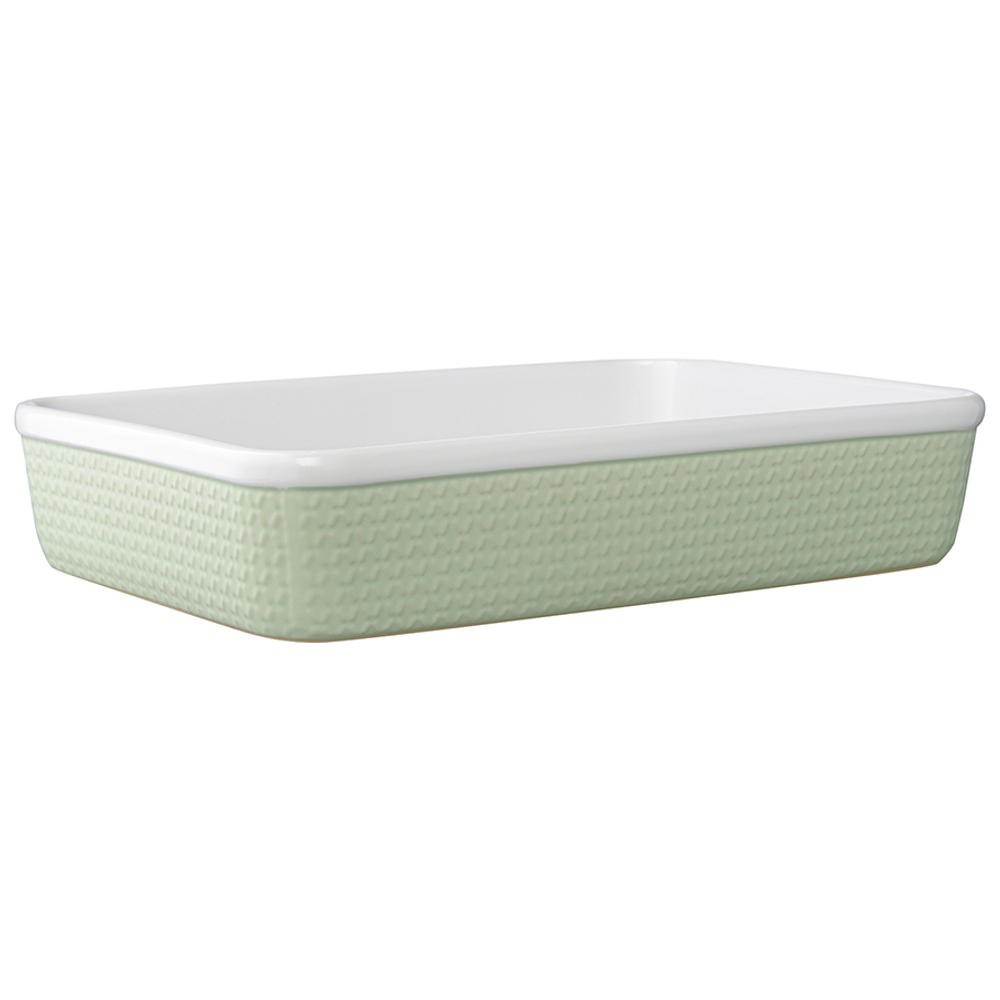 Блюдо для запекания 37х26.8см Liberty Jones Marshmallow зеленое