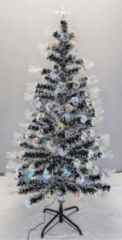 Елка светящаяся с белыми кончиками