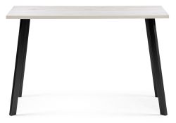 Стол Тринити Лофт 120х60х75 25 мм юта / матовый черный