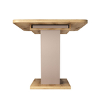 Стол обеденный Verona (120+40) дуб эвок прибрежный/глиняный серый