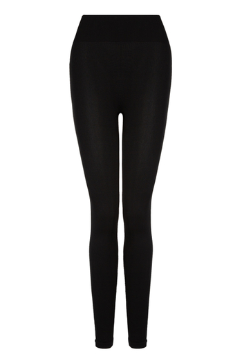 Леггинсы в рубчик №81 SUPER SOFT Чёрный