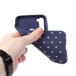 Чехол ТПУ в горошек для Xiaomi Redmi Note 8, 011374 Коричневый